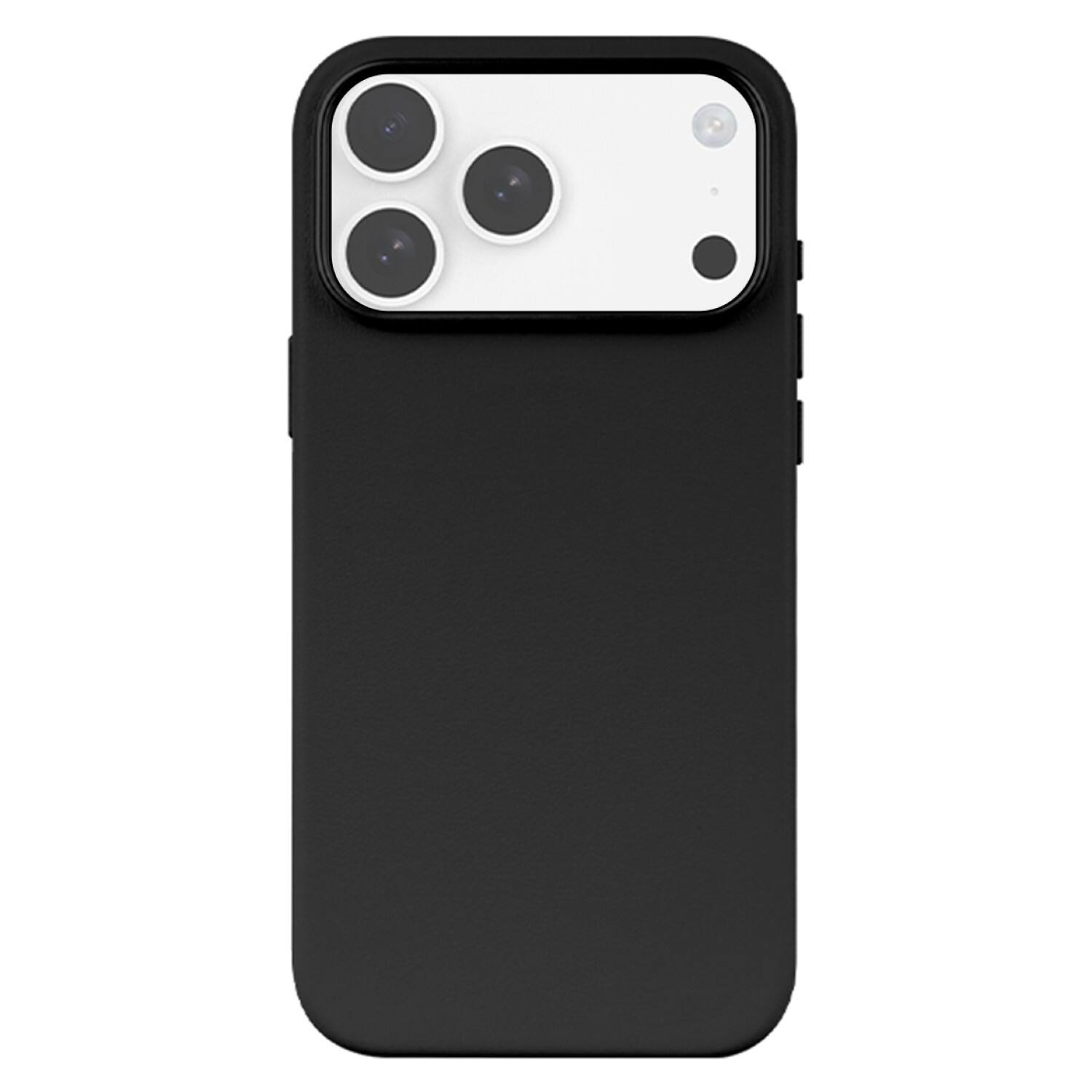 Front. SaharaCase - Apple iPhone 17 Pro Vegan Leather Case | Compatible with Magsafe | Indy Series - Scorpion Black.