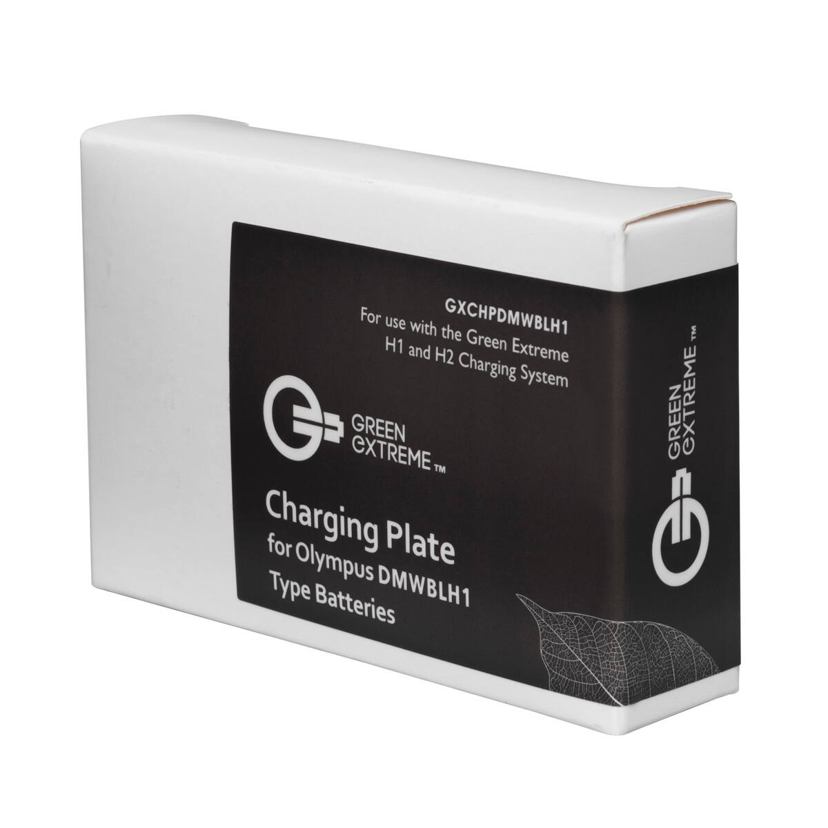 For use GXCHPDMWBLH1 with the H1 and Green Extreme H2 Charging System G- EXTREME GREEN TM Charging for Plate Type Olympus DMWBLH1 Batteries TM GREEN eXTREME