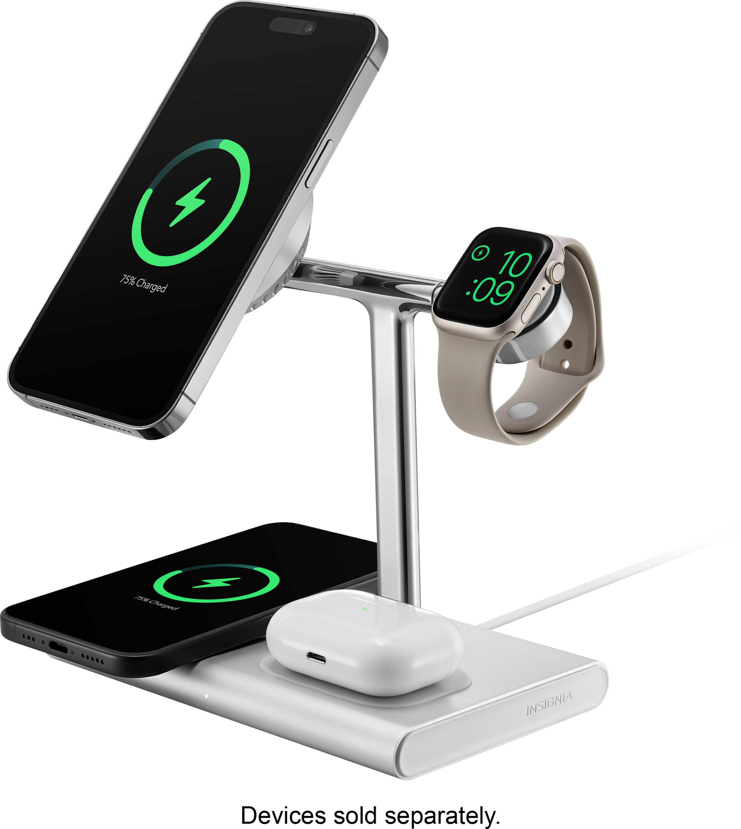 75% Charged. O 10:09 or X - B2ow. SASSE INSIGNIA. Devices sold separately.