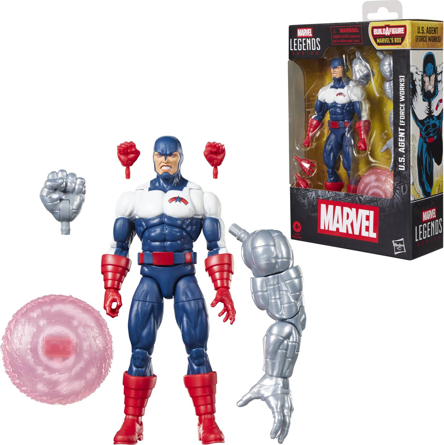 Hasbro - Avengers - Marvel Legends - U.S. Agent (Force Works) Action Figure & Box BAF Part - COLLECTIBLES - Multicolor price history on PriceWatchPro
