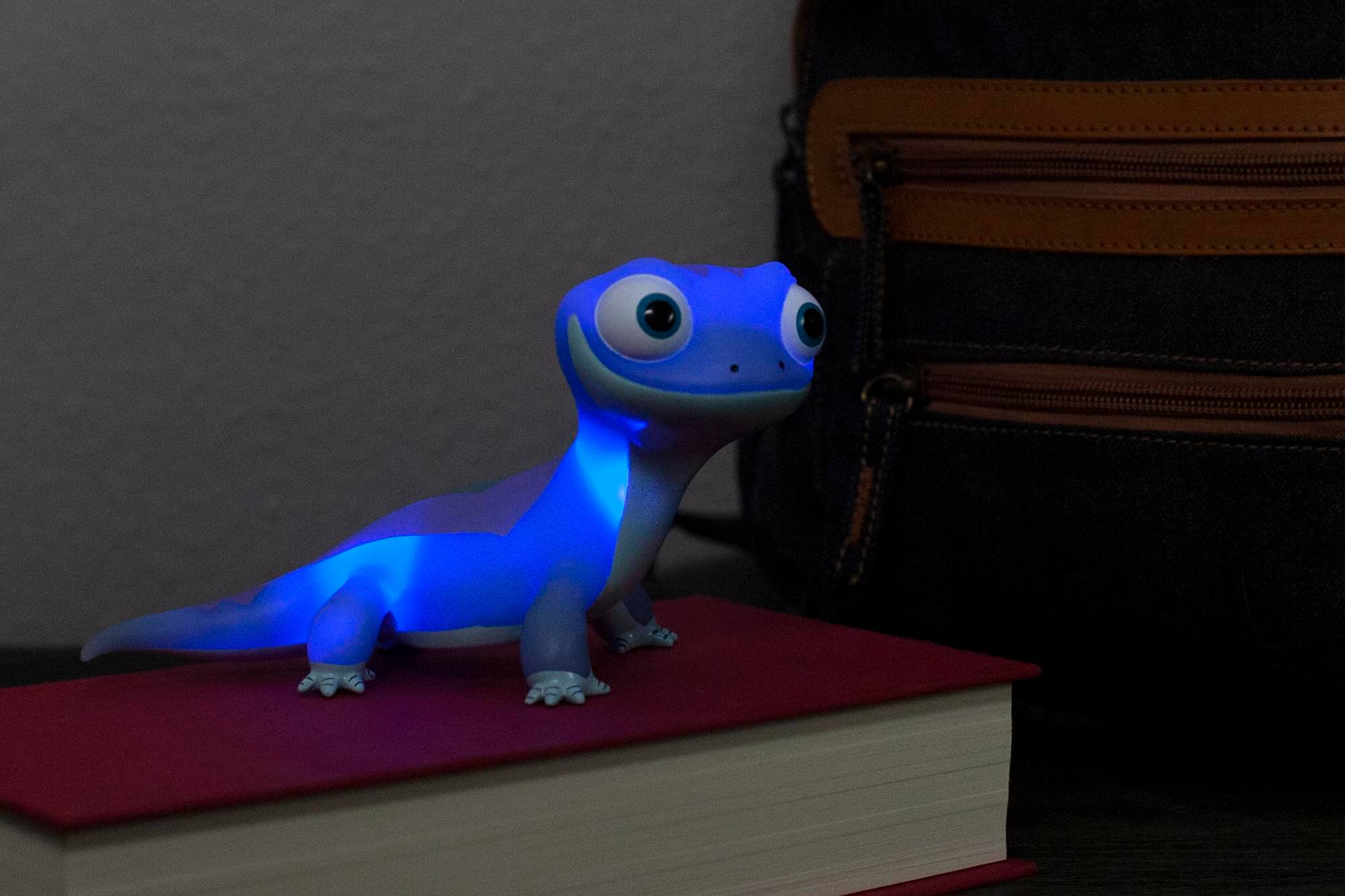 Alt View 4. Ukonic - Disney Frozen 2 Bruni Mood Light | Bruni Frozen 2 Salamander LED Lamp | 6 Inches - Grey.
