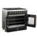 Alt View 3. Forno Appliances - 36 in. Wide 6 Burner Galiano 5.36 Cu. Ft. Freestanding Dual Fuel True Convection Range - Black.
