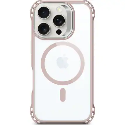 Front. SaharaCase - Venture-X Series Kickstand Case with MagSafe for Apple iPhone 16 Pro - Desert Rose.
