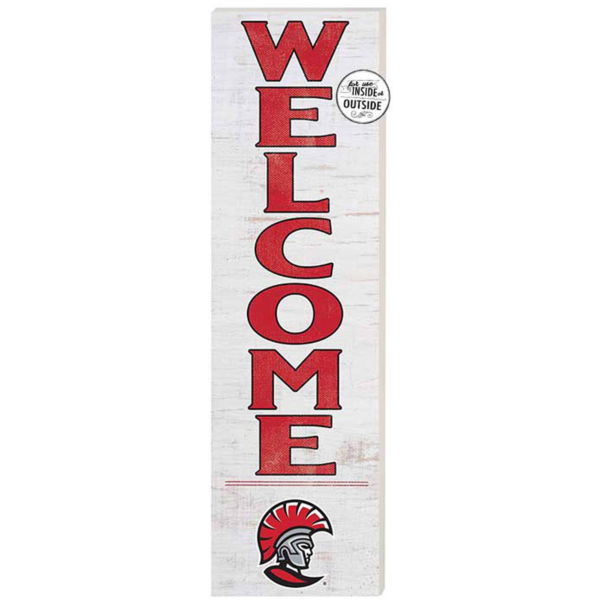 White University of Tampa Spartans 10'' x 35'' Indoor/Outdoor Welcome Sign