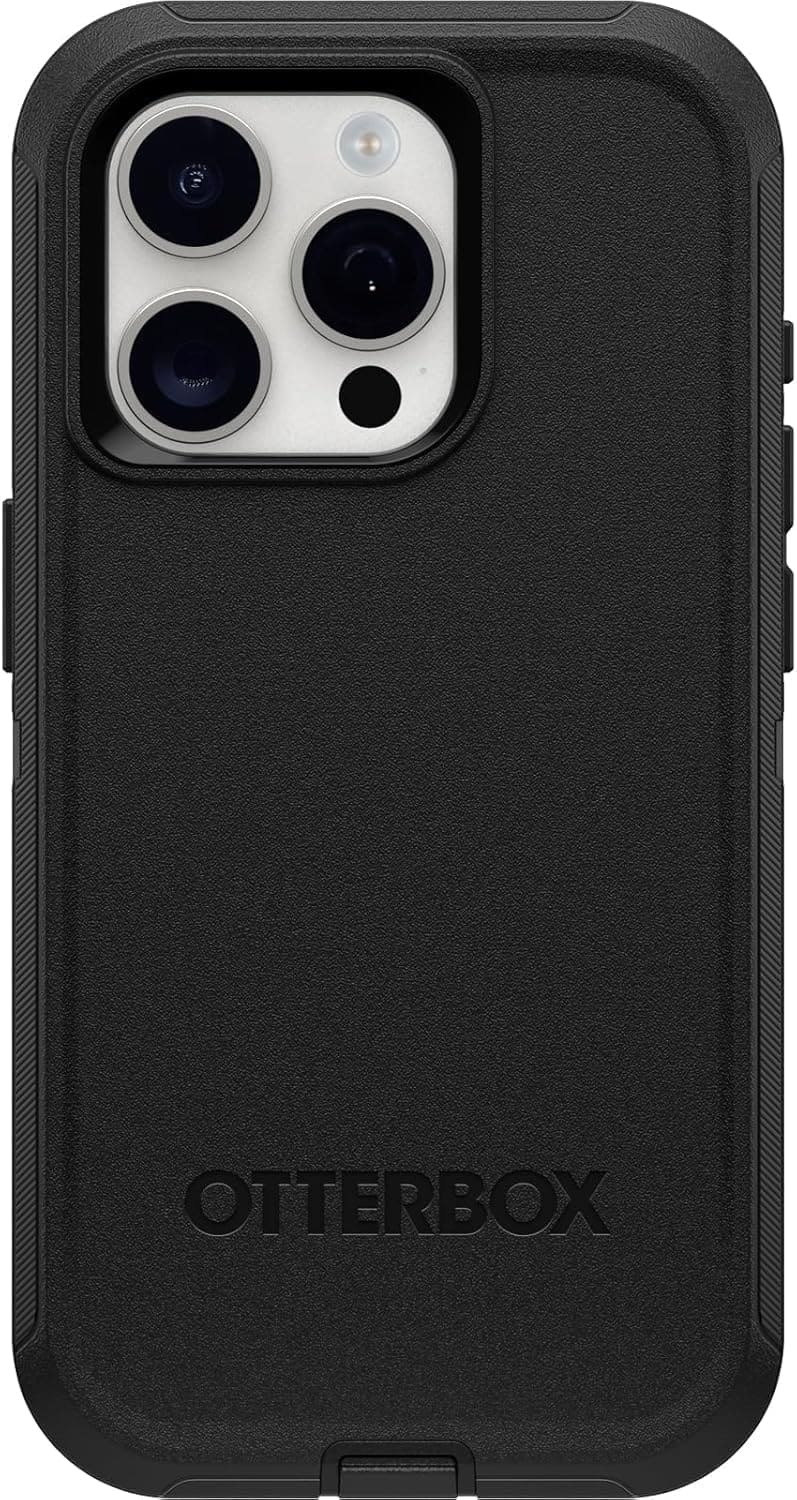 OtterBox - Defender Series Hard Shell For Apple iPhone 15 Pro - Black price history on PriceWatchPro