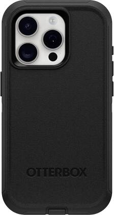 OtterBox - Defender Series Hard Shell For Apple iPhone 15 Pro - Black
