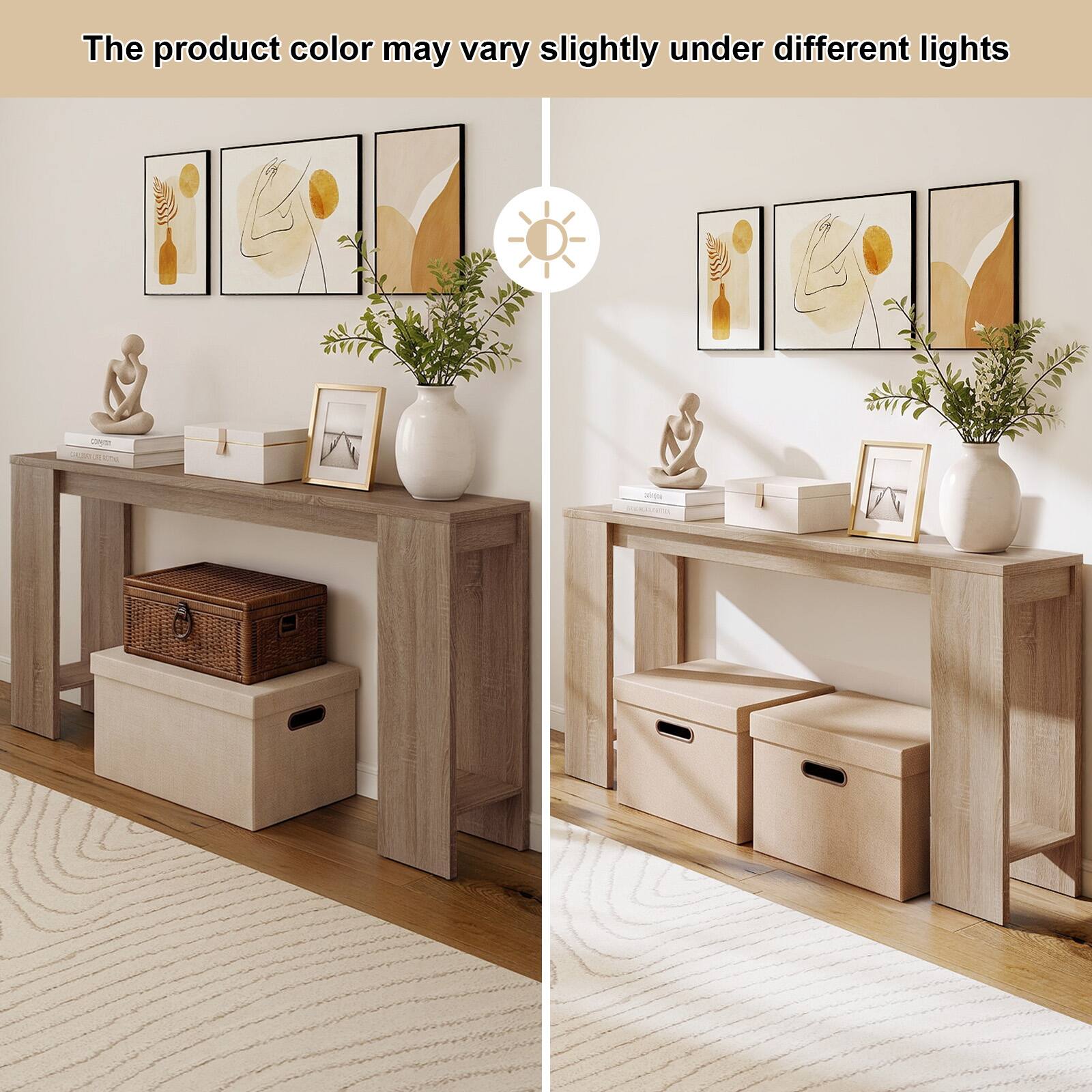 The product color may vary slightly under different lights