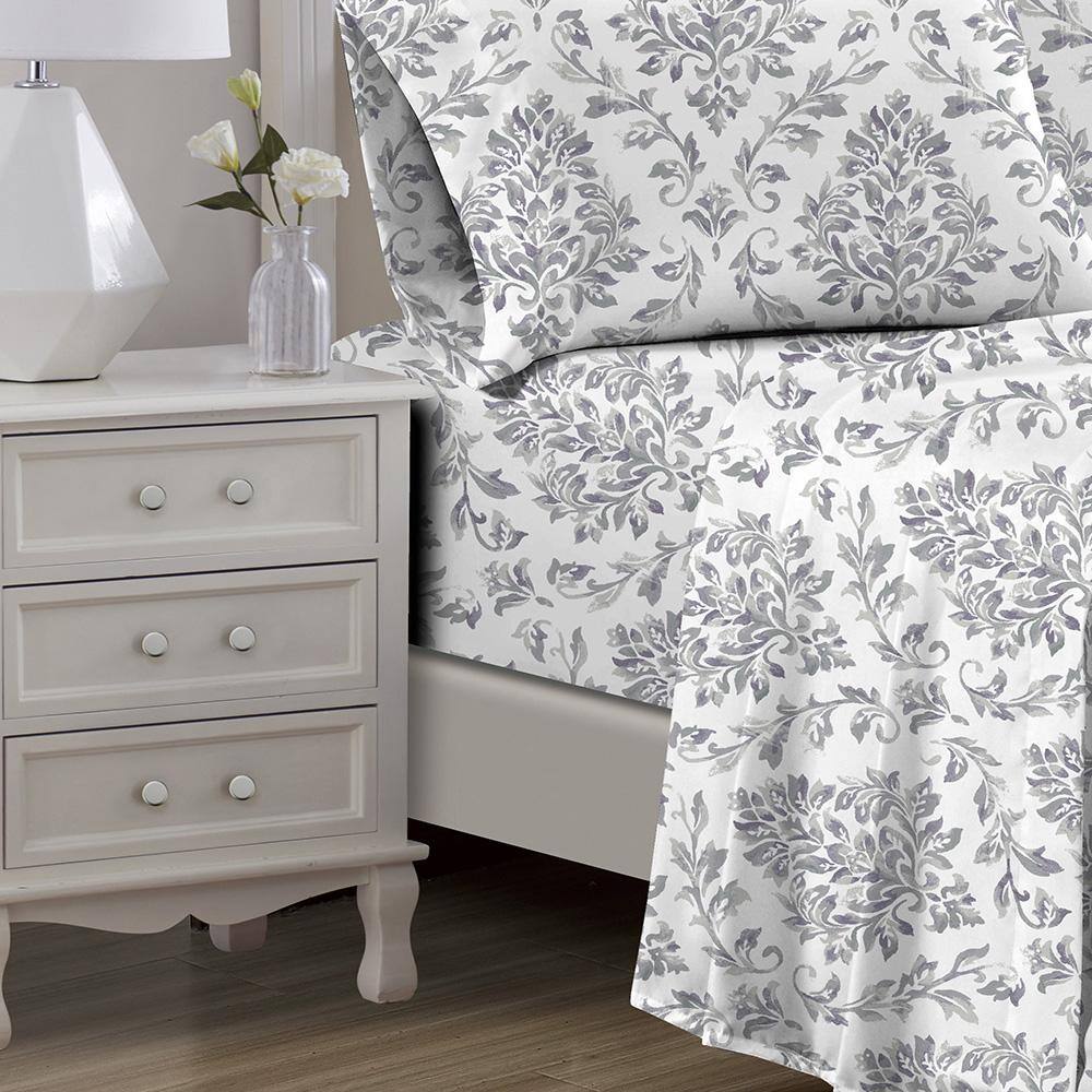 Alt View 1. RT Designers Collection - RT Designers Collection Skylar Organic Cotton Ultra Soft Printed Sheet Set Multi Twin - Multicolor.