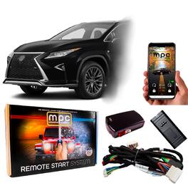 MPC - PLUG N PLAY SMARTPHONE Remote Starter For 2016-2019 Lexus RX350 T-Harness - Black