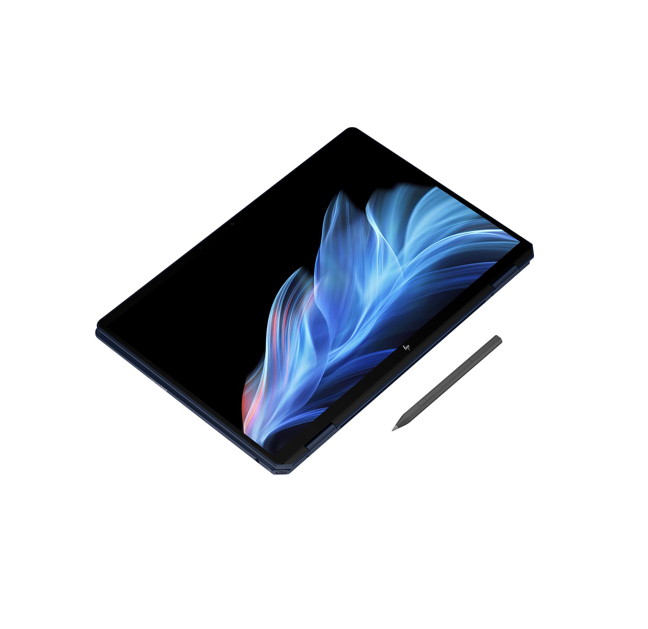 Alt View 7. HP - Omnibook Ultra Flip 2-in-1 Laptop 14.0 2.8K Display (Ultra 7-258V, 32GB, 1TB SSD, Win 11 Pro) w/USB Hub - Atmospheric Blue.