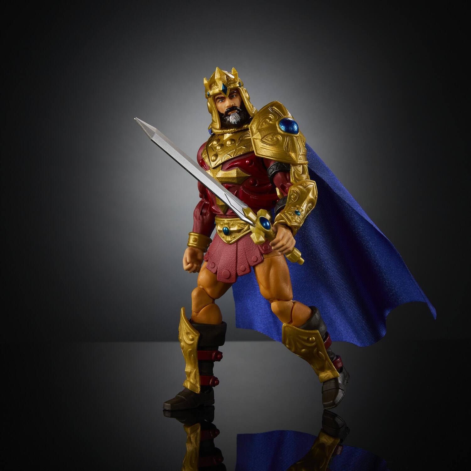 Alt View 1. Mattel - Mattel Collectible - Masters of the Universe Masterverse New Eternia King Randor (He-Man, MOTU)   - Collectibles - Multicolor.