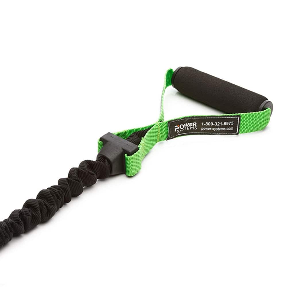 Photos - TRX & CrossFit Power Systems - 48" Covered Resistance Tube with Handles - Light  Covered  Tube - Lime Green (7-27 lbs)