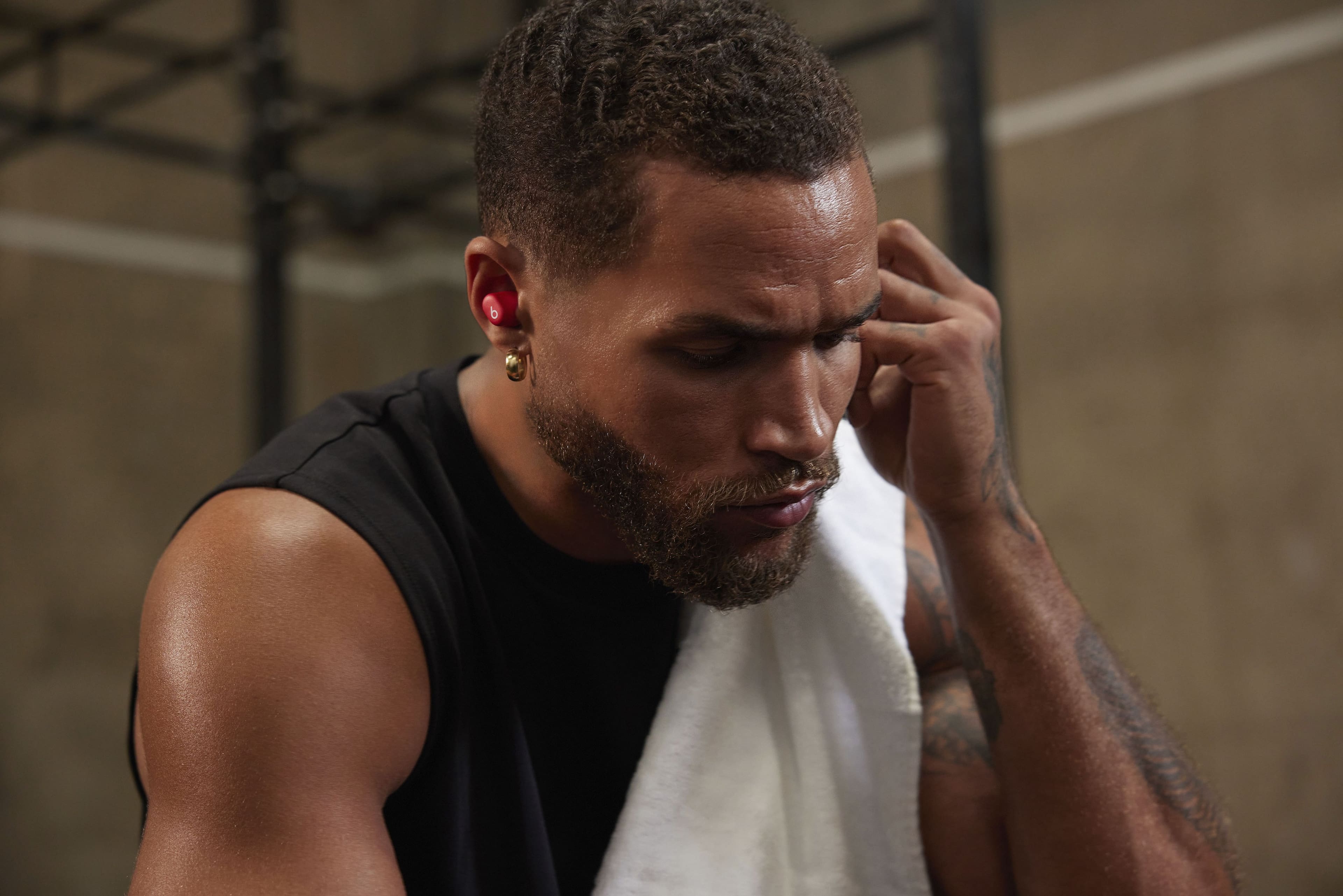 Alt View 16. Beats - Solo Buds True Wireless Earbuds - Transparent Red.