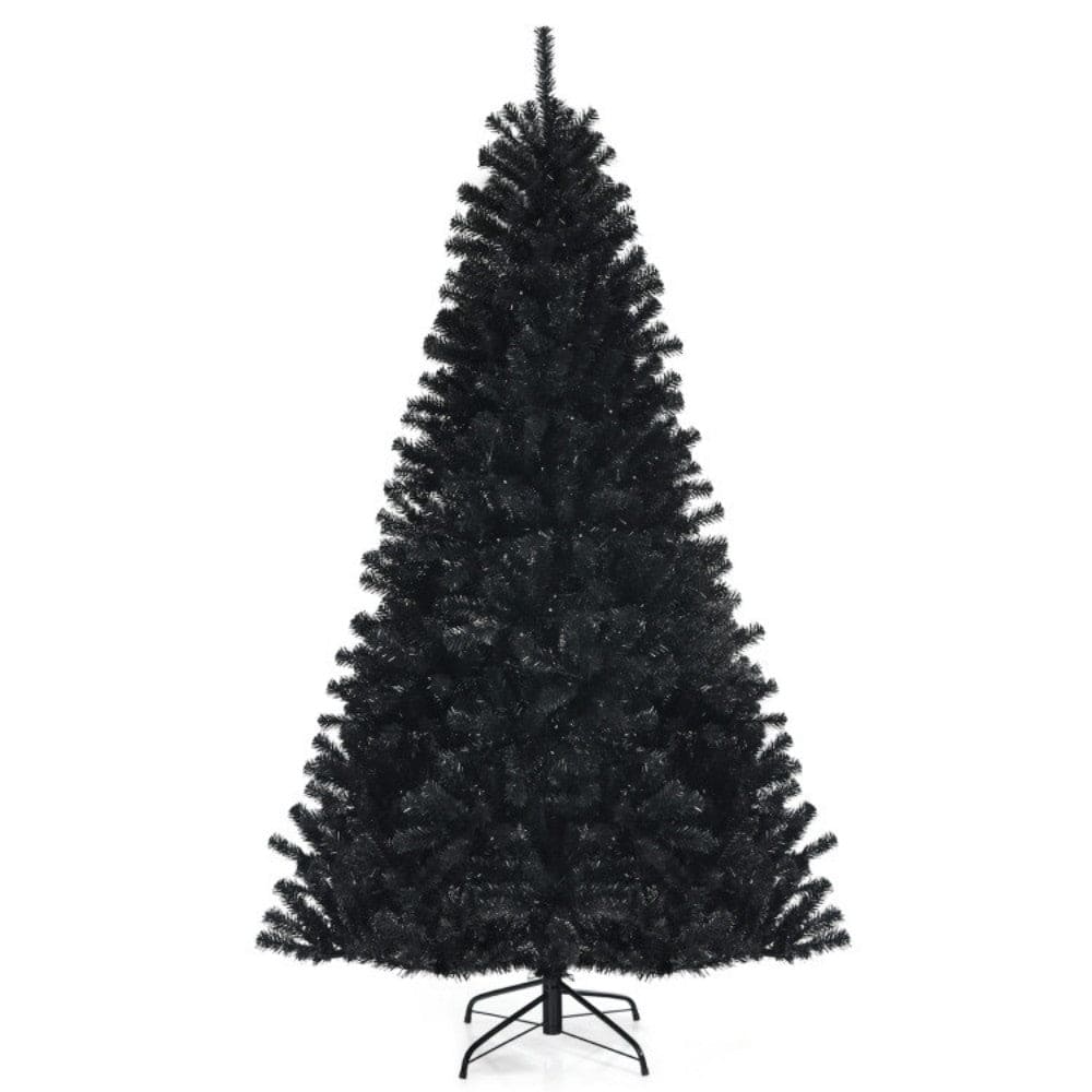 Boyel Living - 7ft Spooky Halloween Tree with Purple LED Lights - Black