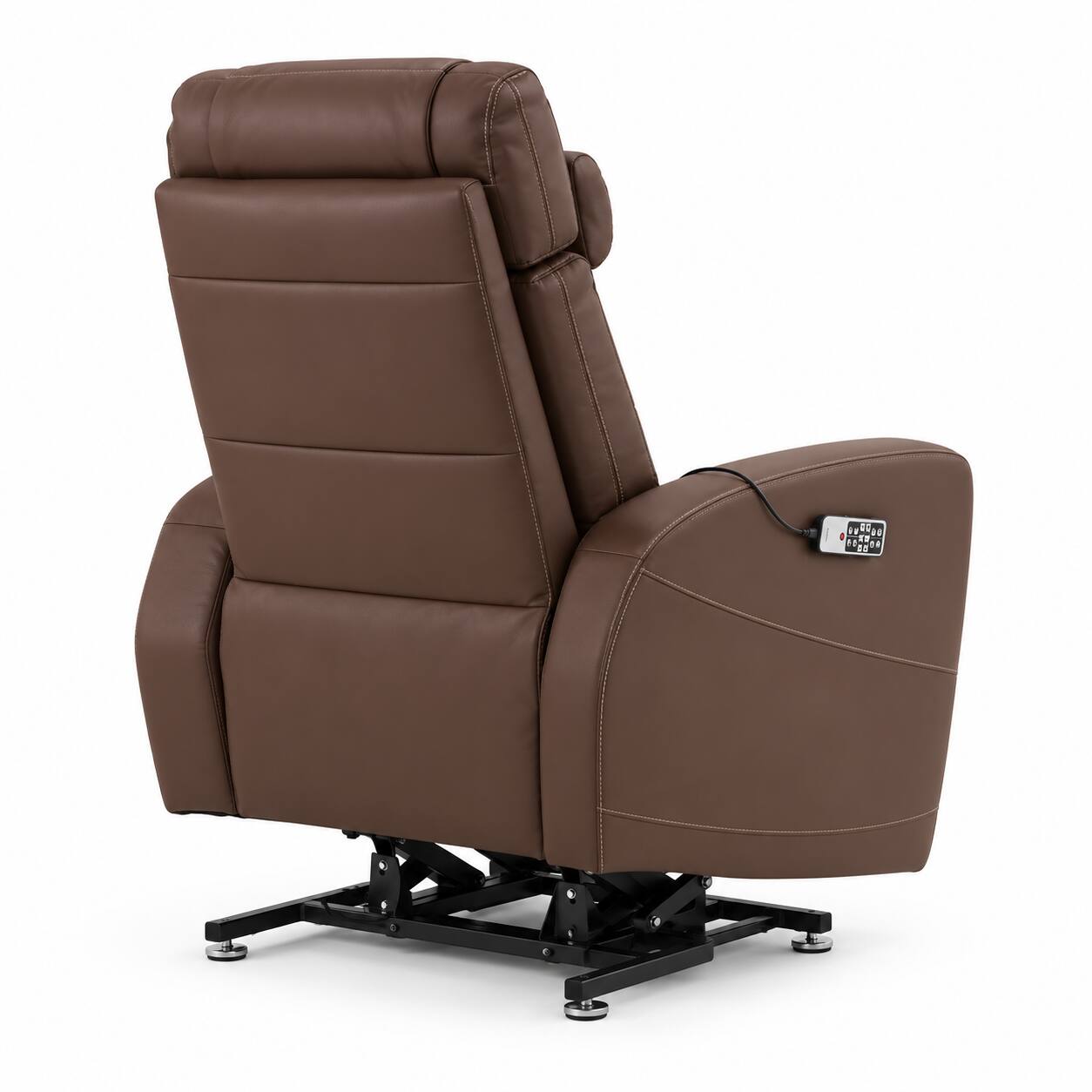 Left. Human Touch - Human Touch Laevo ZG Zero Gravity Massage Chair Recliner with Lift Assist, Heat & Vibration Massage - Saddle.