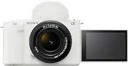 Sony - Alpha ZV-E1 Full-Frame Interchangeable Lens Mirrorless Vlog Camera with 28-60mm Lens - (International Model) - White