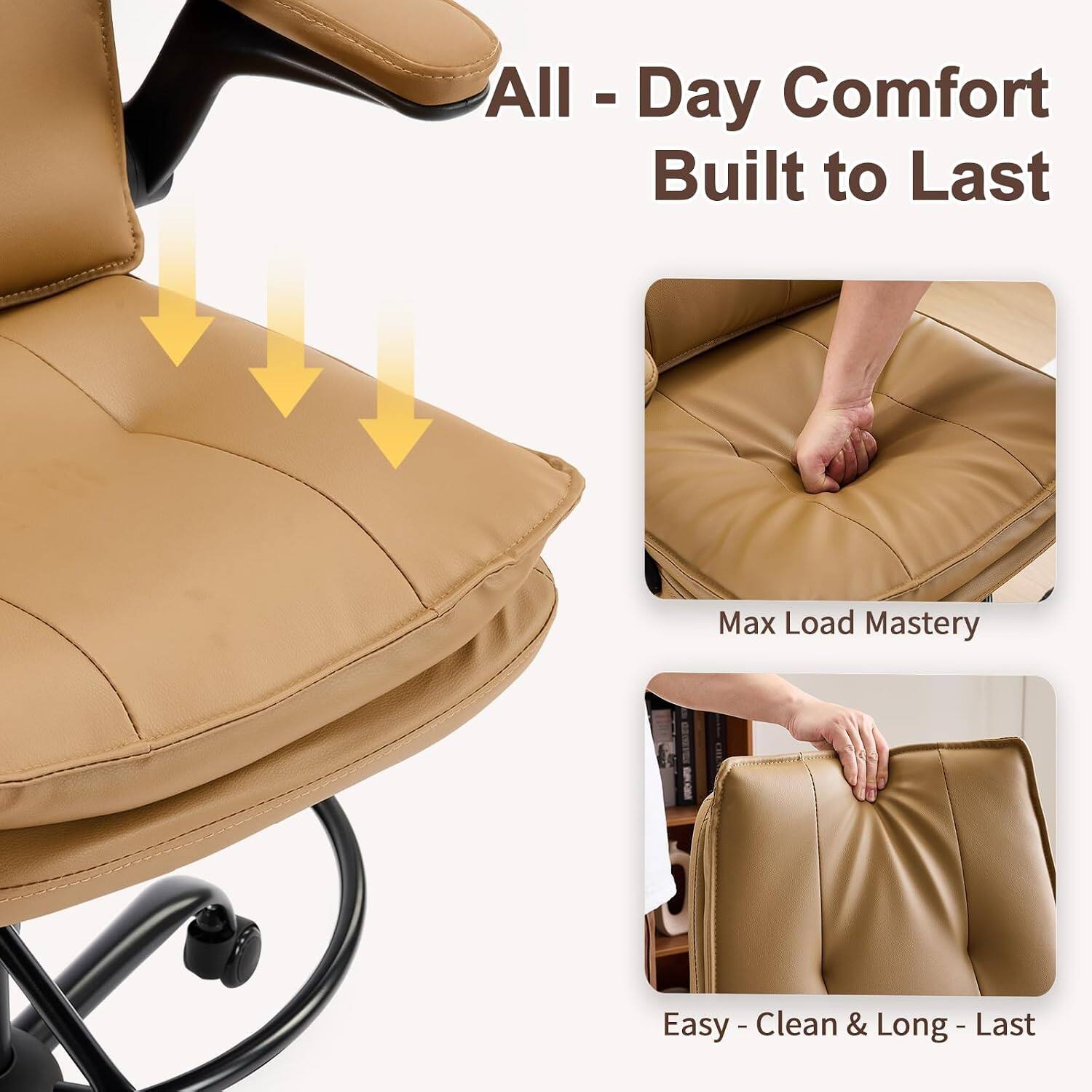 All - Day Comfort Built to Last

Max Load Mastery

Easy - Clean & Long - Last