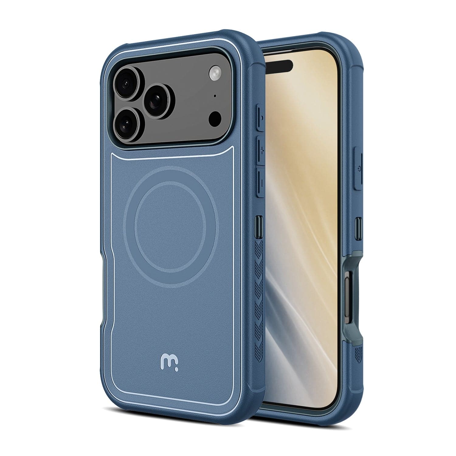 Mybat Pro - Maverick Series Rogue Edition MagSafe Case for Apple iPhone 18 Pro / 17 Pro - Blue