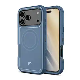 Mybat Pro - Maverick Series Rogue Edition MagSafe Case for Apple iPhone 18 Pro / 17 Pro - Blue