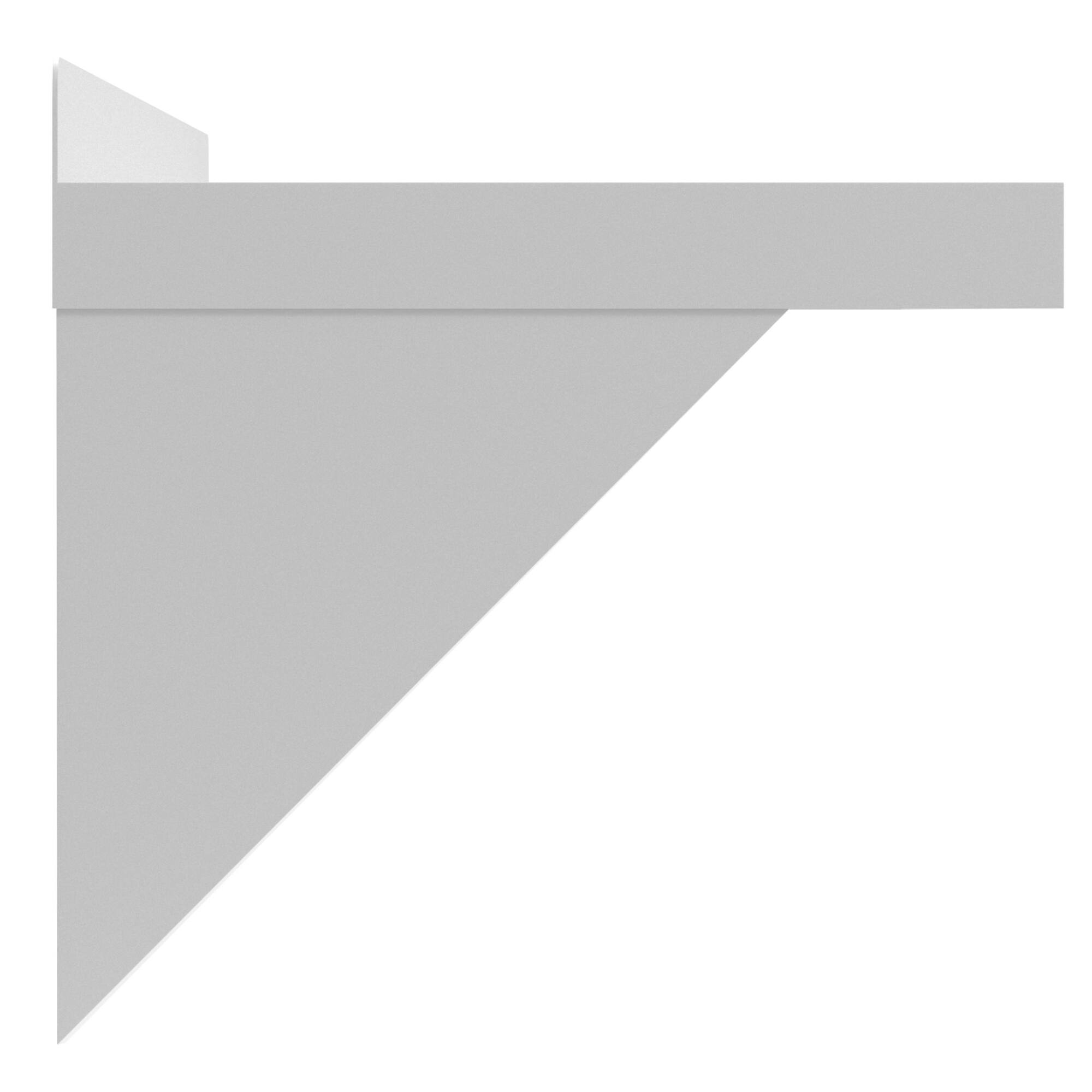 Back. Koolmore - 12" x 24" 18-Gauge Stainless-Steel Heavy Duty Wall Shelf, WMSH-1224. - Stainless-Steel.