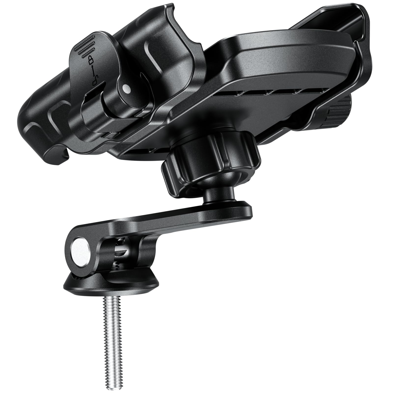 PO3TICJUNKI3 - Bike Stem Phone Mount Holder Bicycle Headset Top Cap Cellphone Cradle With Solid Aluminum Mounting Base Fit 5 - Default