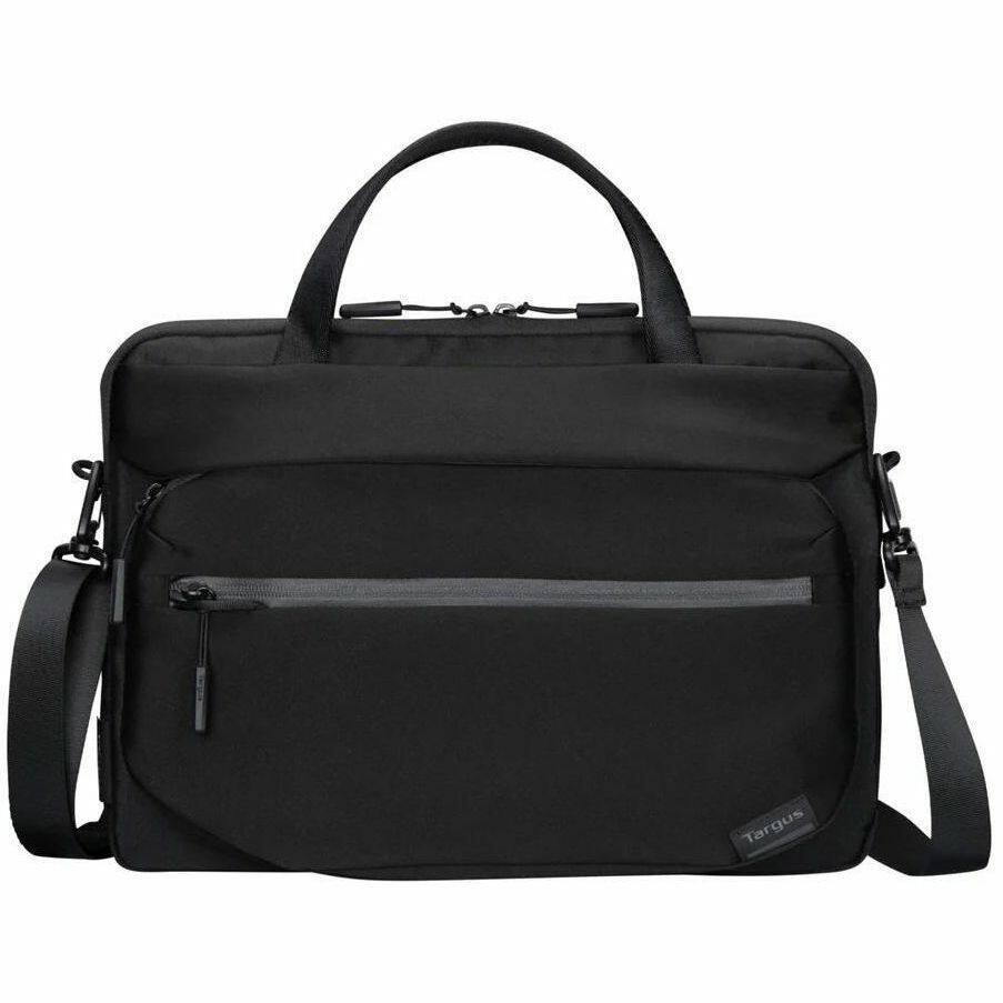 Alt View 4. Targus - Targus Work+ TBS969GL Carrying Case (Briefcase) for 13" to 15" Notebook - Black - Water Resistant - Polyester Body - Black.