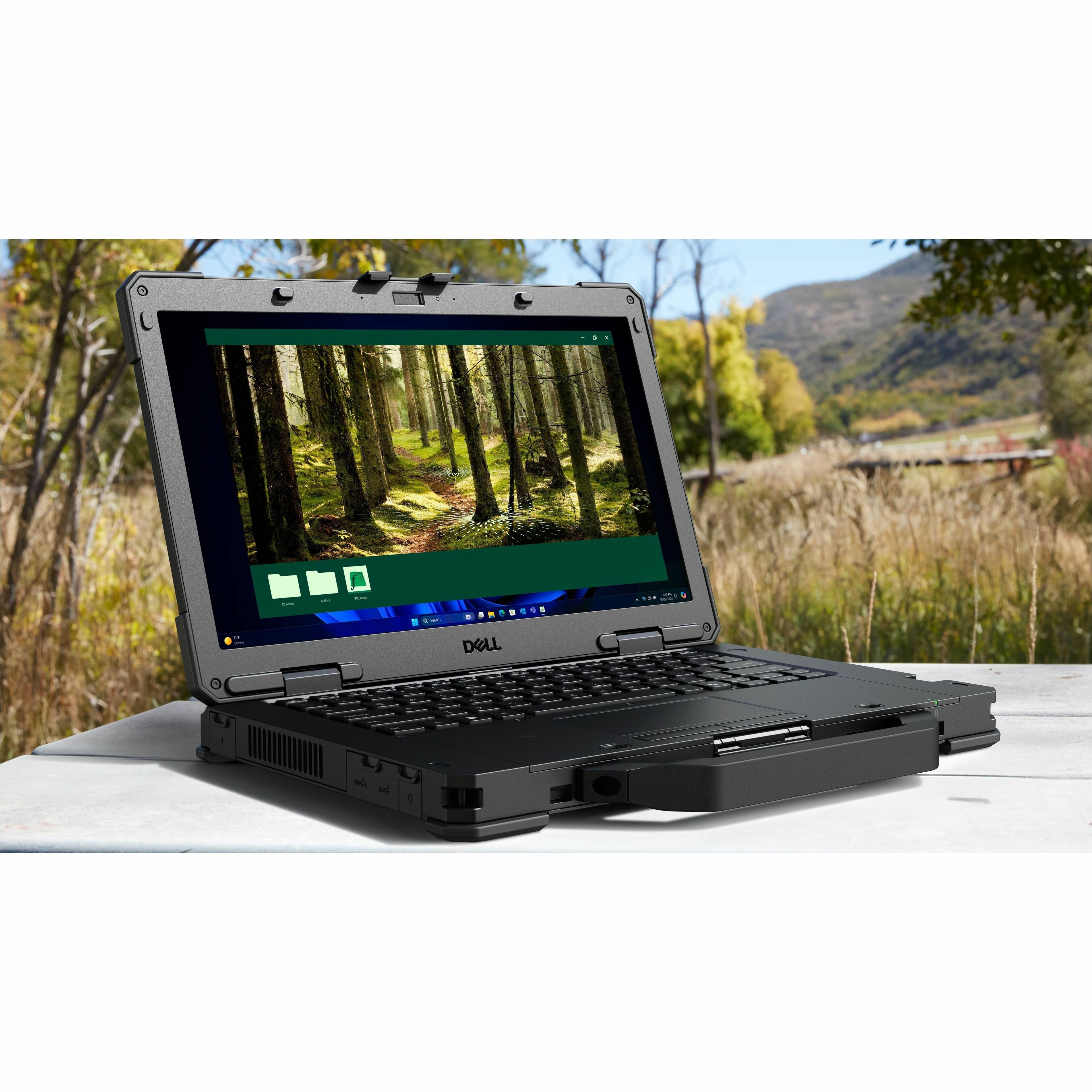 Alt View 30. Dell - Pro Rugged 14 RB14250 14" Laptop Intel Core Ultra 5 135U 16GB 512GB SSD - Black.