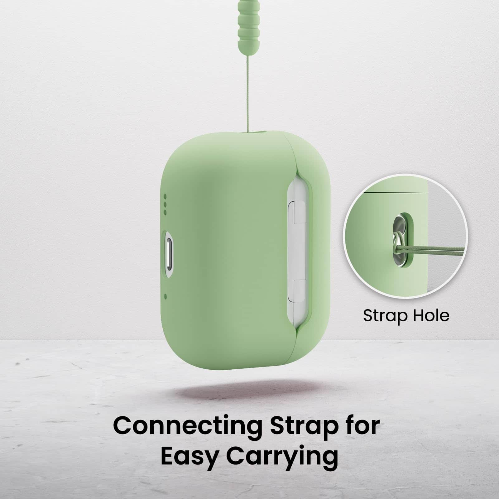 Ornarto Compatible with AirPods Pro 3 Case 2025, Full Protective