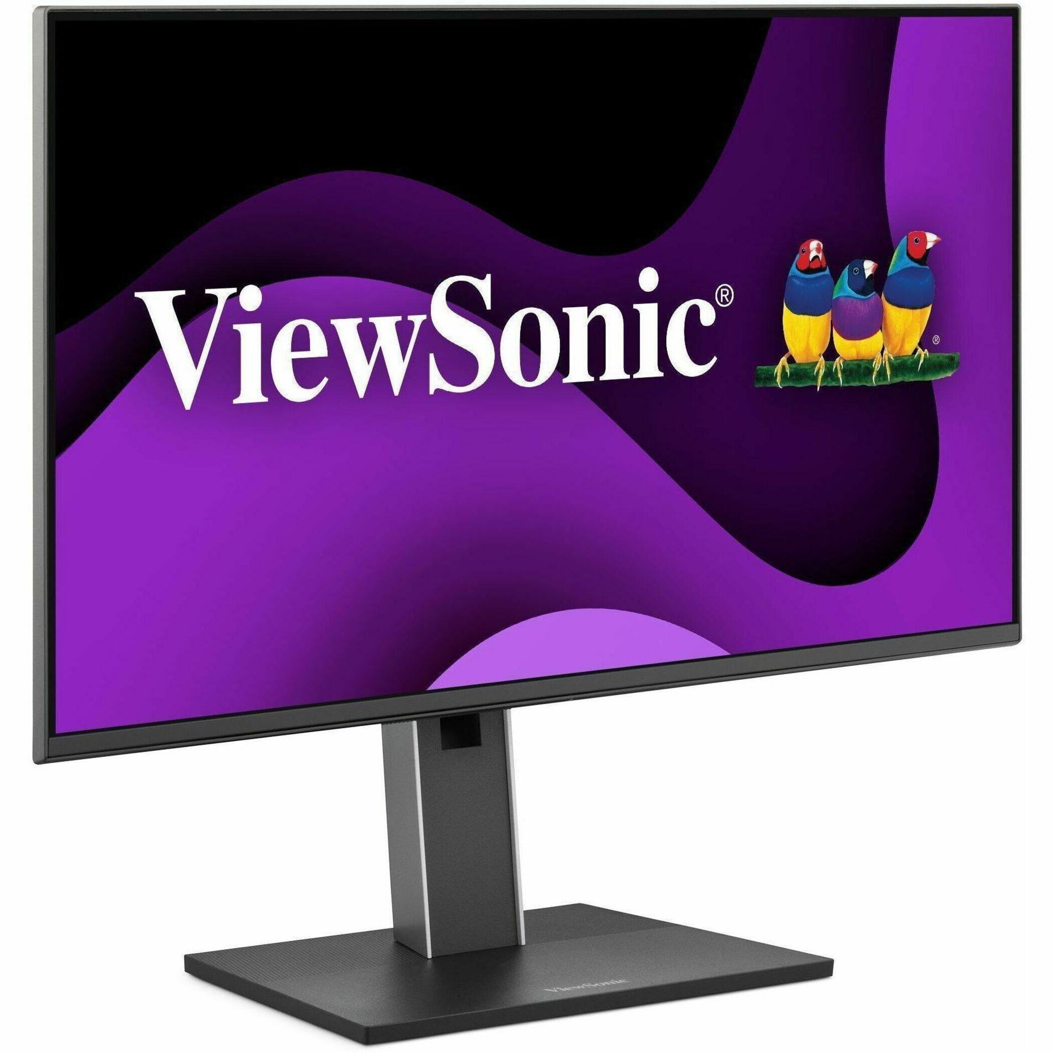 Alt View 22. ViewSonic - VG2458 23.8" IPS LED FHD 100Hz Monitor (USB, HDMI) - Black.