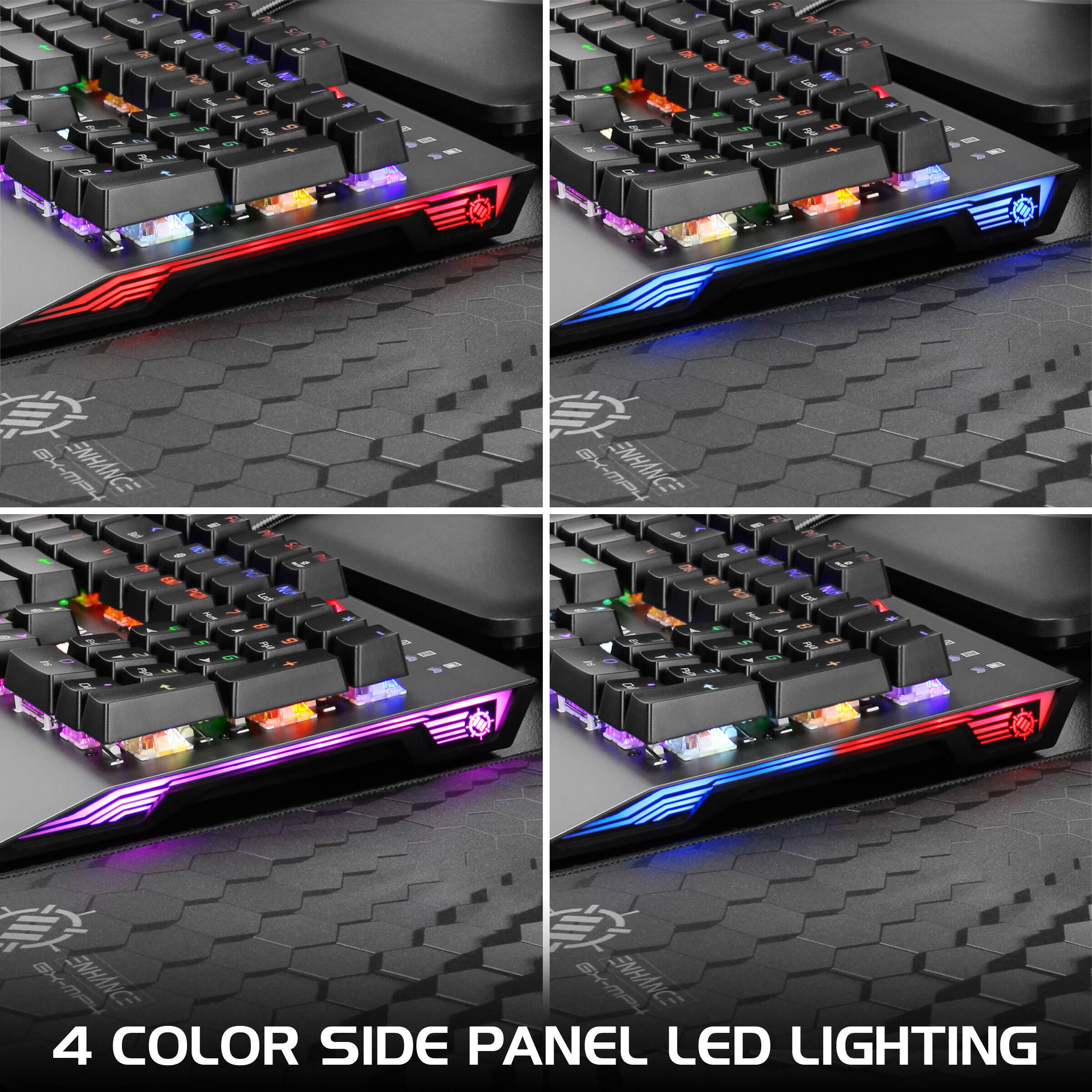 4 COLOR SIDE PANEL LED LIGHTING