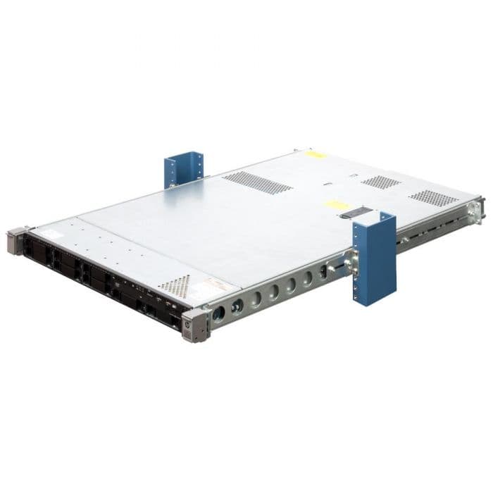 Alt View 3. RackSolutions - RackSolutions 1U Raven 100-A Rail for HPE - Black.