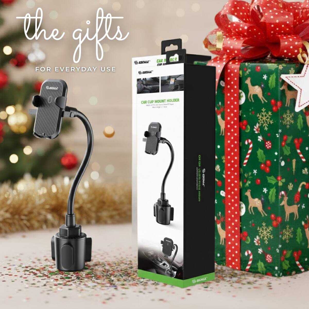 the gifts  
FOR EVERYDAY USE  

CAR CUP MOUNT HOLDER