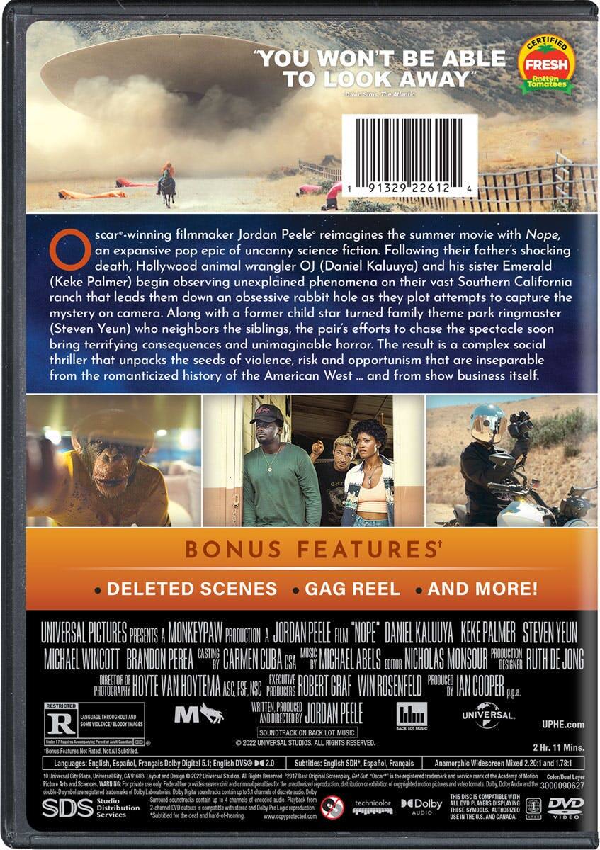 Back. Nope [DVD].