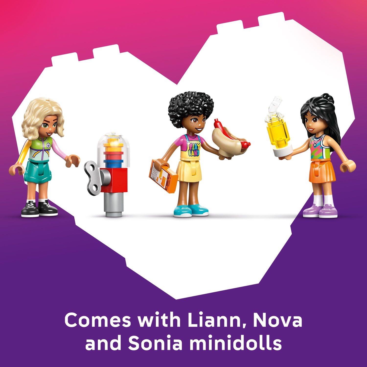 PLAY CANDY Comes with Liann, Nova and Sonia minidolls