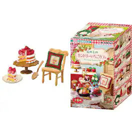 Hamee - RE-MENT Petit Samples Tiny Blind Box Miniature Figure Collectible Figurine - Strawberry Café (1 Piece) - Strawberry Café (1 Pc)
