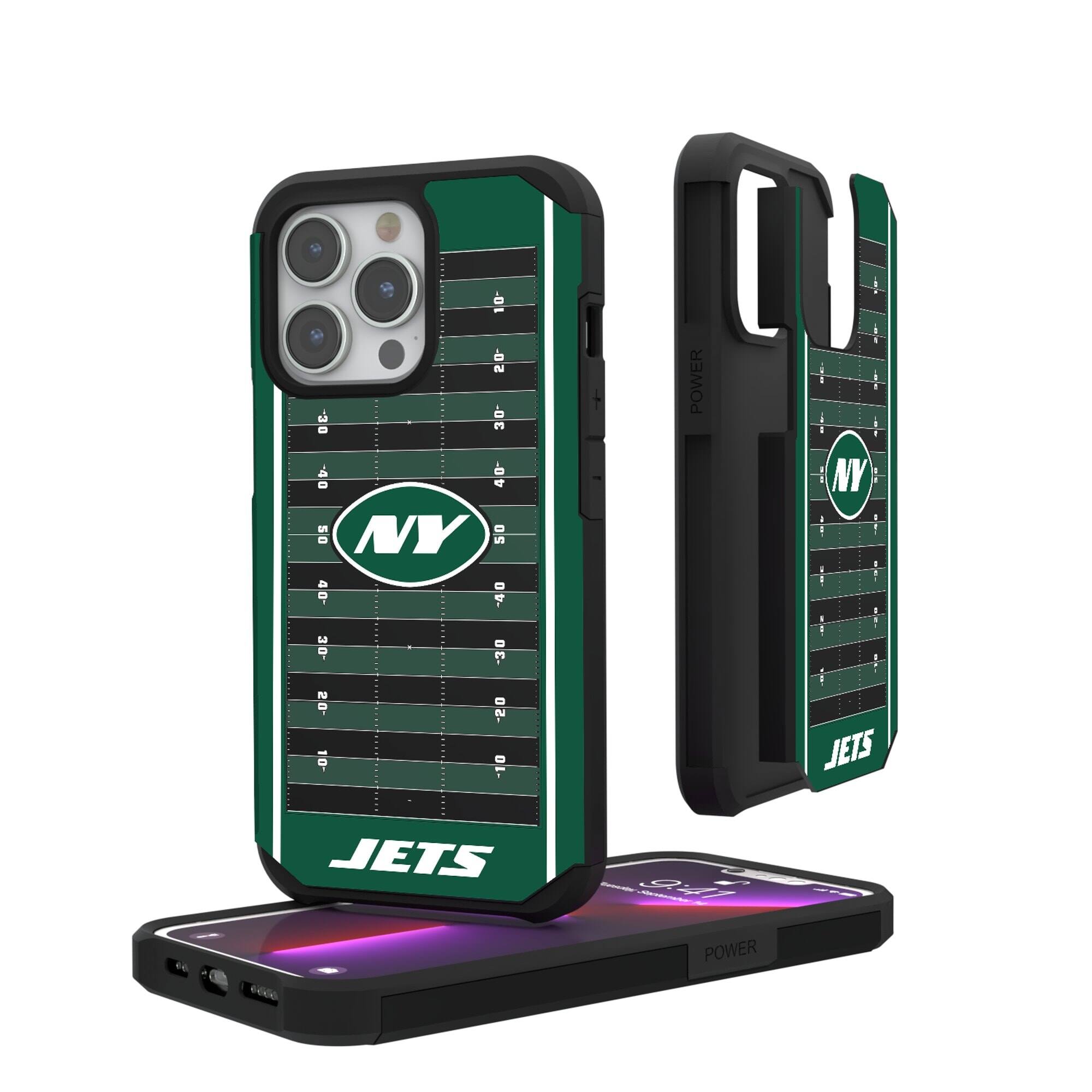 Keyscaper - NFL - New York Jets - iPhone Rugged Field Design Case - 16 Pro - Multicolor price history on PriceWatchPro
