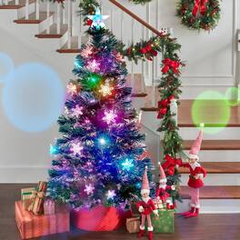 Skar Audio - Optical Fiber Christmas Artificial Tree Rgb - Green 5 FT