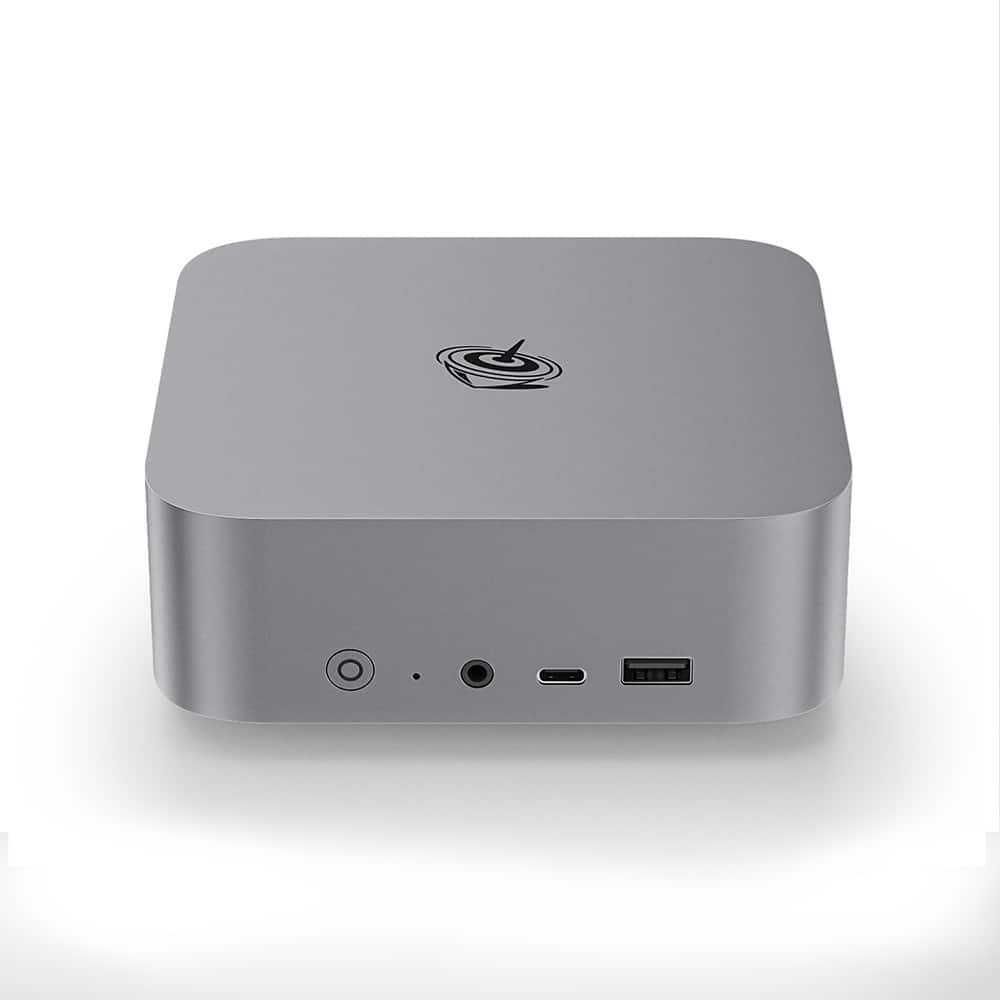 Front. Beelink - Beelink SER8 Mini PC | Ryzen 7 8745HS | 16GB DDR5 512GB SSD | Super Quiet Gaming Desktop | Win 11 Pro - Space Gray.