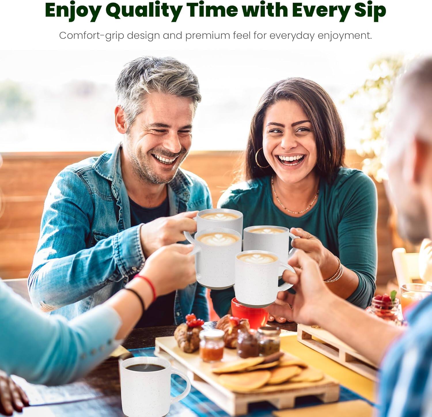 Enjoy Quality Time with Every Sip

Comfort-grip design and premium feel for everyday enjoyment.