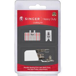 Singer - 25006739606 Heavy Duty Crafting Presser Foot Kit - Clear