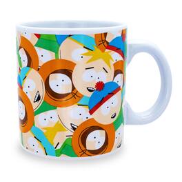 Silver Buffalo - South Park Character Faces Ceramic Mug | Holds 20 Ounces - Orange