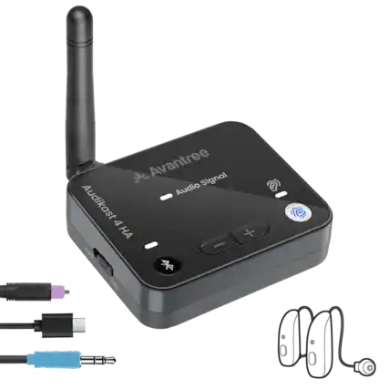 Avantree Audio Signal Audikast 4 HA
OFF | ON