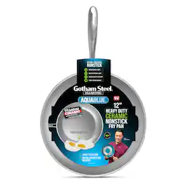 Gotham Steel - Aqua 12" Nonstick Fry Pan with Stay Cool Handle - Blue