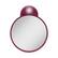 Angle. Zadro - LED Lighted Compact Mirror with 10X Magnification and Suction Cups for Easy Mounting - Magenta.