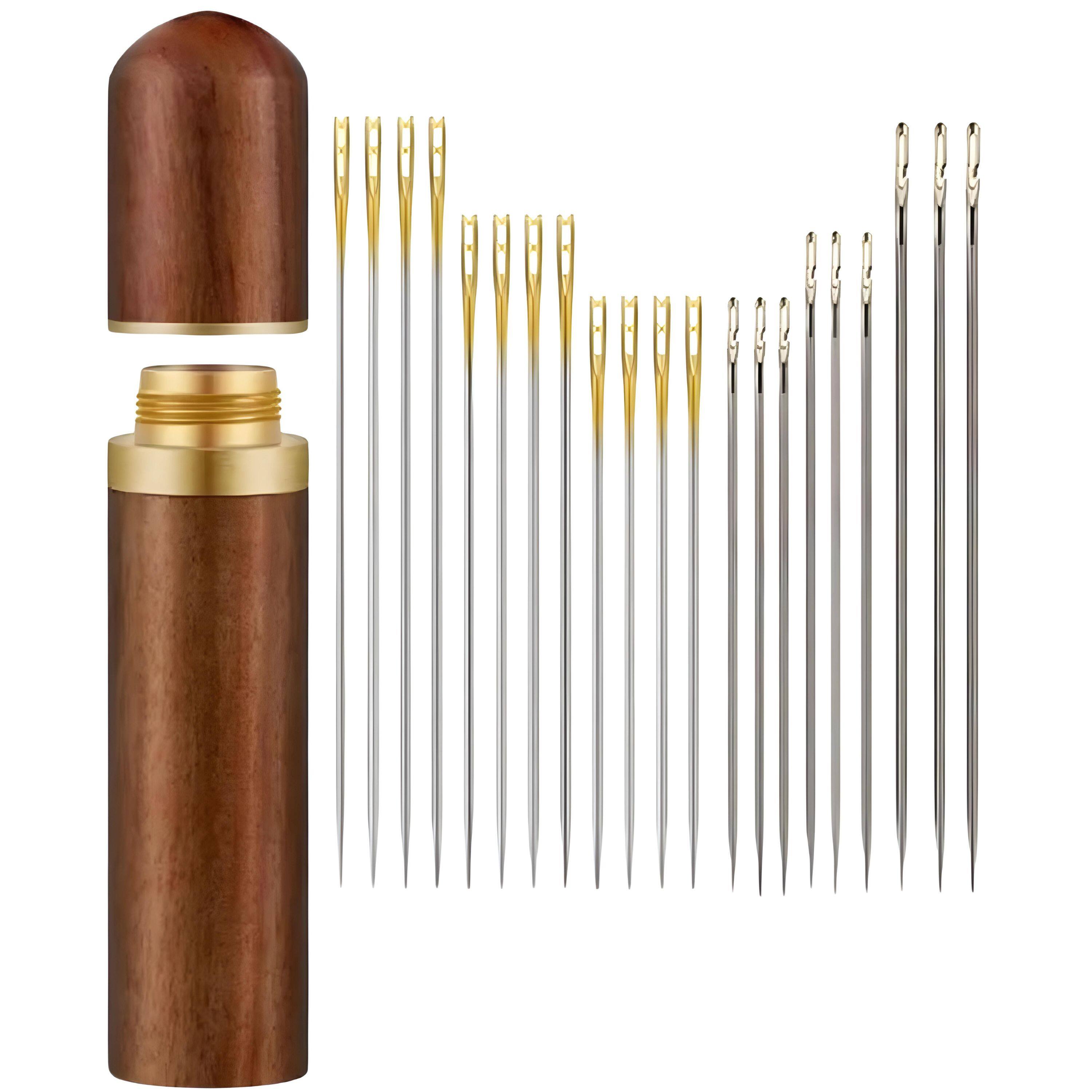 Front. Kitcheniva - Self-Threading Sewing Needles 24 Pcs.