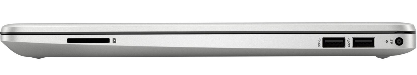 Alt View 5. HP - 15t-dw400 Laptop 15.6 HD Display (i7-1255U, 12GB, 512GB SSD, Intel Iris Xe, Backlit KB, Win 11 Home) - Natural Silver.