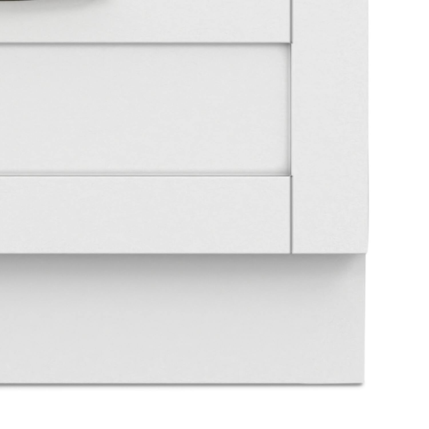 Alt View 8. Simpli Home - Reed All-In-One 20-inch Laundry Utility Sink and Cabinet - Pure White.