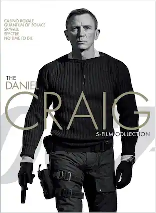 Front. James Bond: The Daniel Craig 5-Film Collection - DVD.