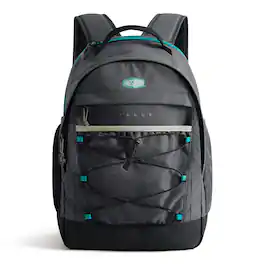 Bagsmart - Focus 26L Laptop Backpack Water-Resistant Daypack with 15.6 Inch Laptop & iPad Sleeves for School Work Travel - Dark Gray