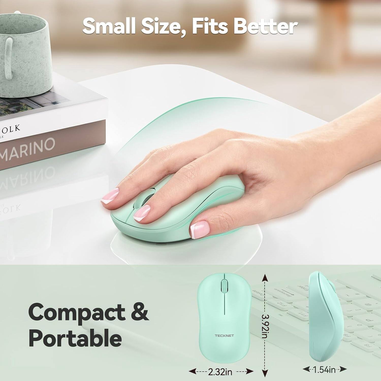 Small Size, Fits Better

OLK 3 MARINO MARINO

Compact & Portable

TECKNET

2.32in

3.92in

1.54in
